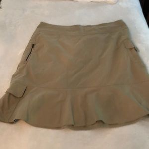 Royal Robbins Discovery Skirt size 16 Khaki